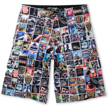 DGK Instagram Black 23 Board Shorts
