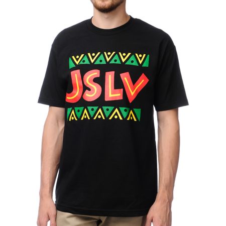 JSLV Tribal Black Tee Shirt