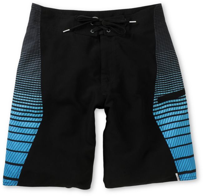 Free World Hey Moto Blue & Black 21 Board Shorts