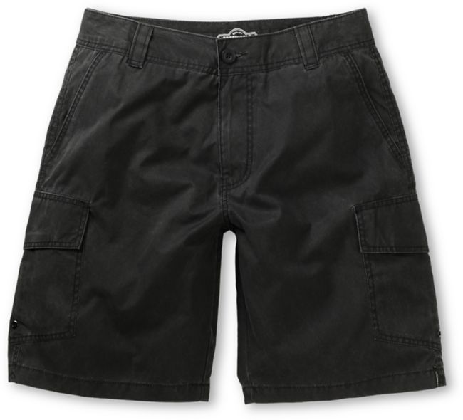Free World Donkra Black Cargo Hybrid Shorts