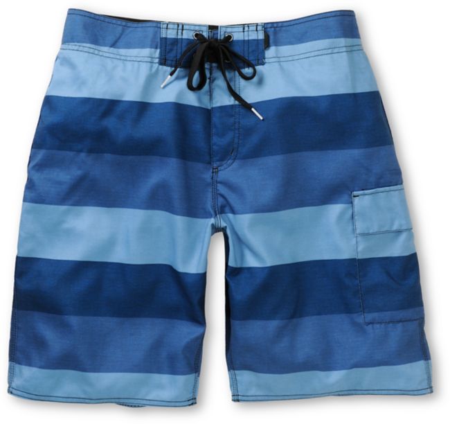 Free World Cowabunga Blue Stripe Hybrid Shorts