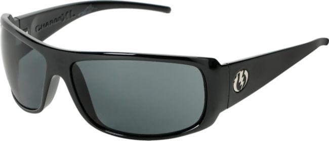 Electric Charge XL Gloss Black & Grey Sunglasses