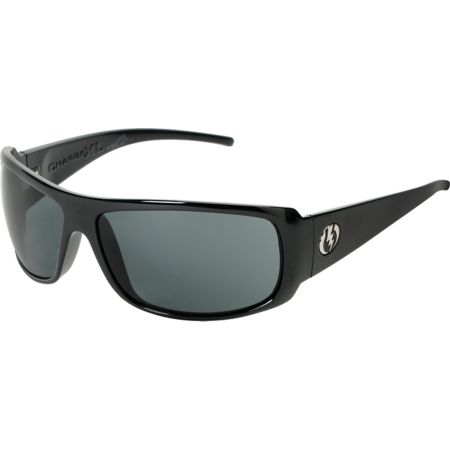 Electric Charge XL Gloss Black & Grey Sunglasses