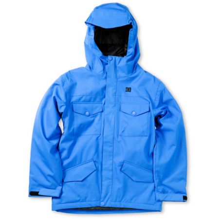 DC Boys Servo K True Blue 10K Snowboarding Jacket 2013