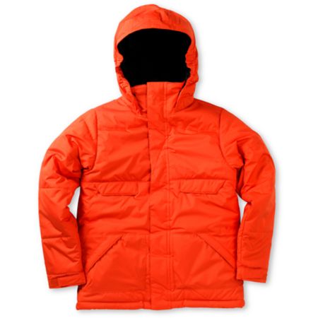 Burton Boys TWC Warm & Friendly 10K Red T-Bone Snowboard Jacket 2013