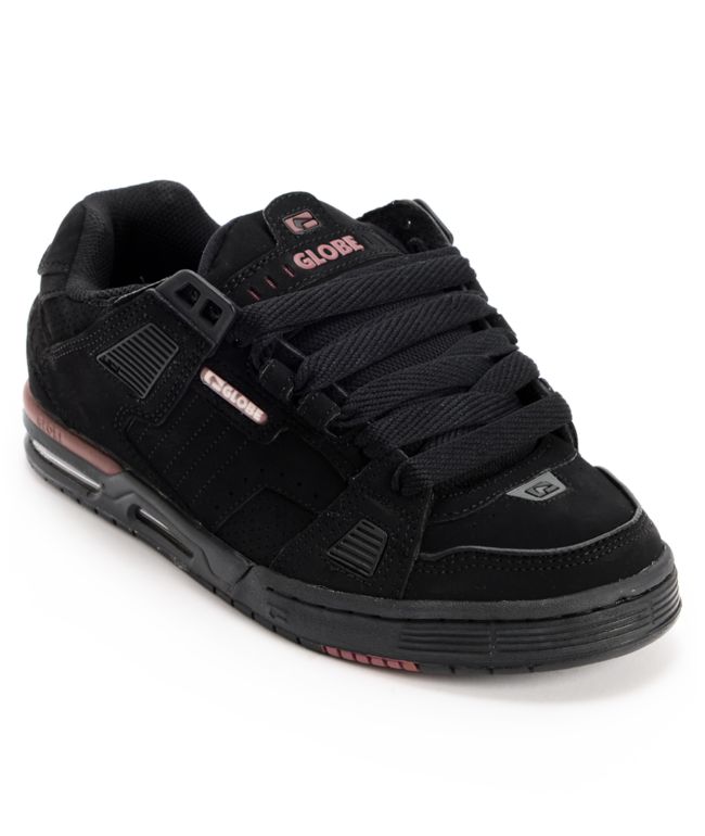 Globe Sabre Black, Charcoal & Ox Blood Skate Shoe