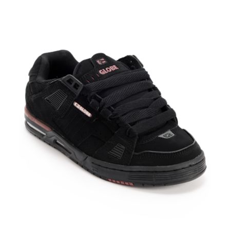 Globe Sabre Black, Charcoal & Ox Blood Skate Shoe