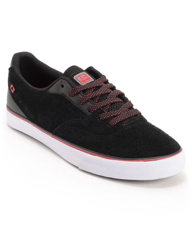 Globe Shoes Sabbath David Gonzalez Black & Red Skate Shoe