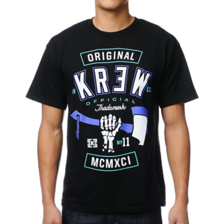 KR3W Hack Black Tee Shirt