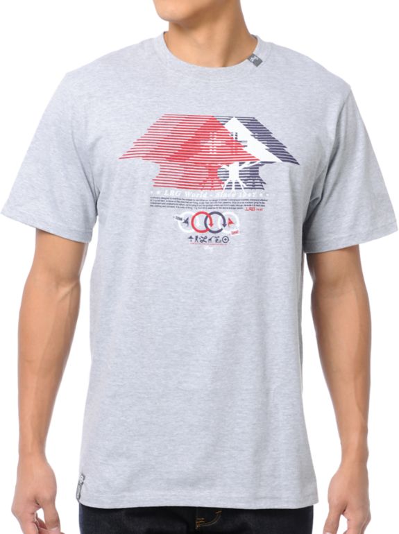 LRG 3 Tree Motion Grey Tee Shirt