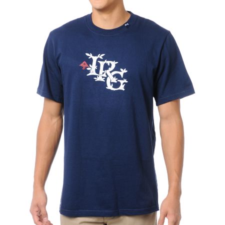 LRG Resolutionary Thinking Navy Blue Tee Shirt