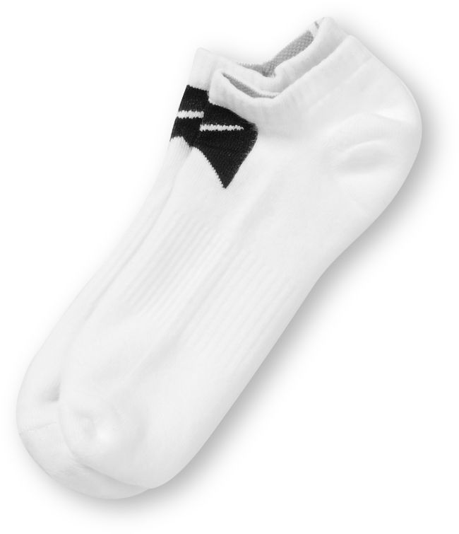 Nike SB 3 Pack White Ankle Socks