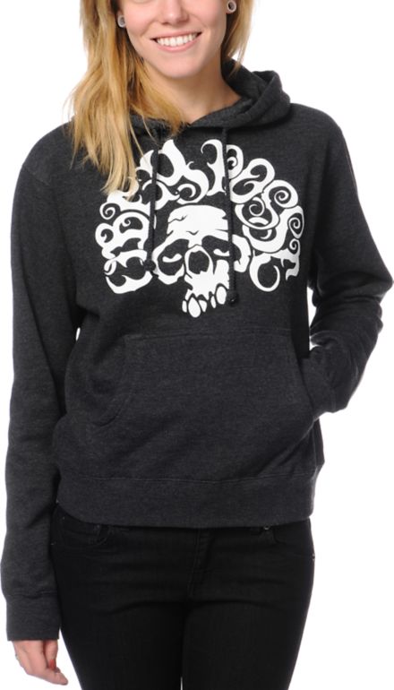 Obey Psychedelic Charcoal Pullover Hoodie
