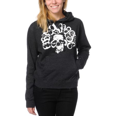 Obey Psychedelic Charcoal Pullover Hoodie