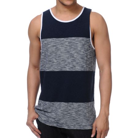 Vans Joel Tudor Foil Navy Stripe Tank Top