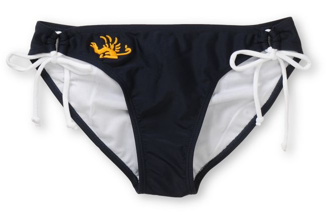 Corona Swim Bottle Label Tunnel Tie Bikini Bottom