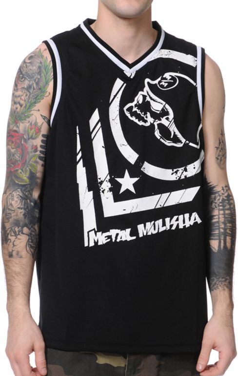 Metal Mulisha Invade Mesh Black Tank Top