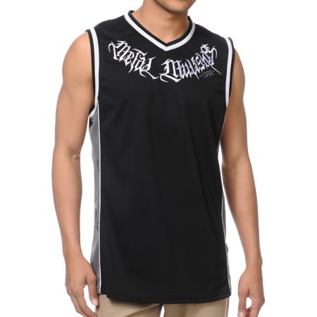 Metal Mulisha Callus Black & Charcoal Mesh Tank Top