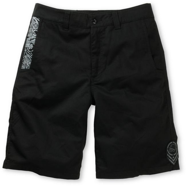 Metal Mulisha 6th Edition Black Chino Shorts