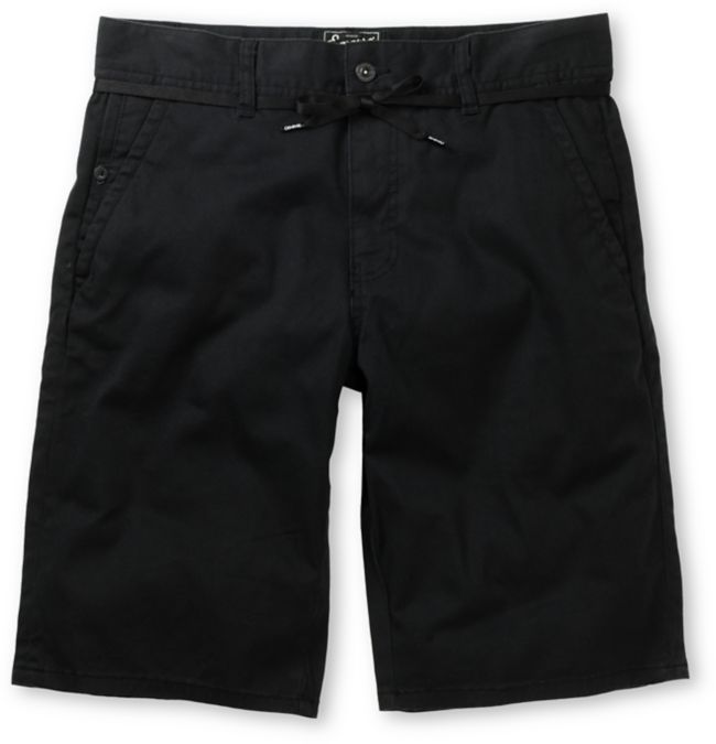 Empyre Take A Walk Black Chino Shorts
