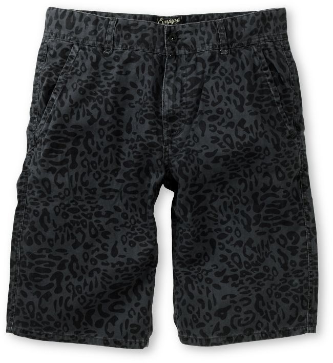 Empyre Bobby Chop Cheetah Charcoal Chino Shorts