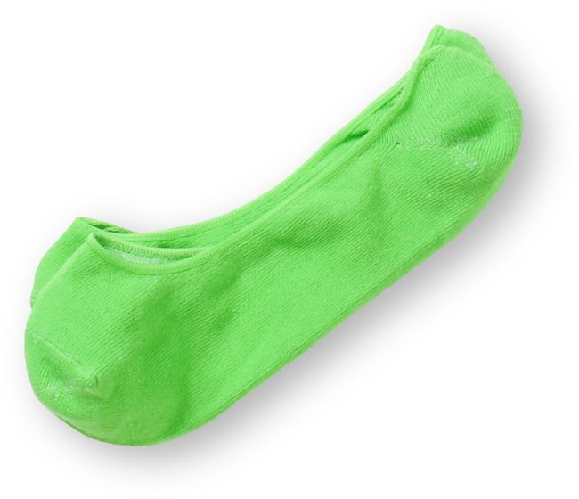 Empyre Lime No Show Socks