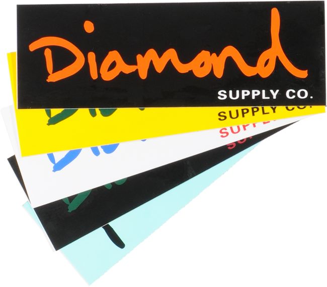 Diamond Supply OG Script Sticker