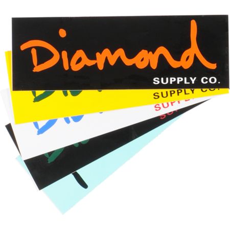Diamond Supply OG Script Sticker 
