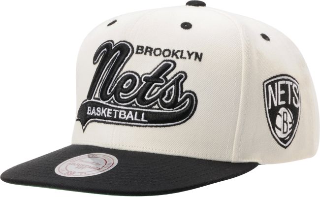 NBA Mitchell & Ness Brooklyn Nets Tailsweeper Snapback Hat