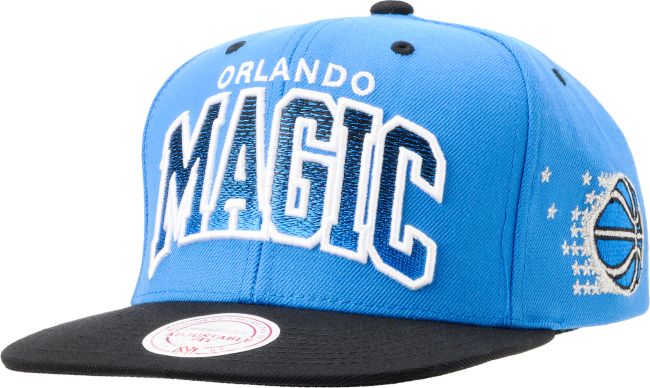 Mitchell And Ness Orlando Magic Arch Gradient Blue Snapback Hat