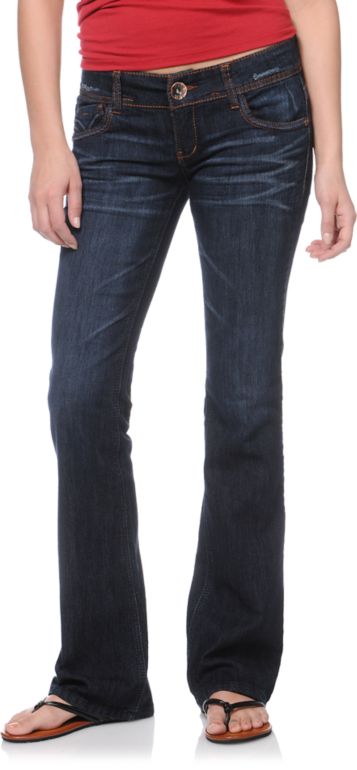 Jolt Stephanie Dark Wash Bootcut Jeans