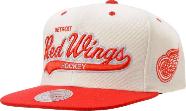 NHL Mitchell & Ness Detroit Red Wings Tailsweeper Snapback Hat