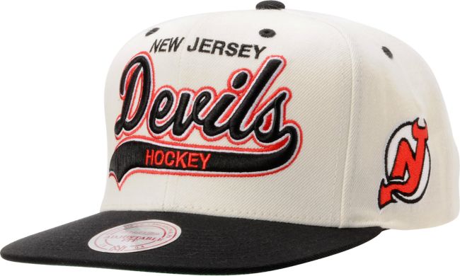 NHL Mitchell & Ness New Jersey Devils Tailsweeper Snapback Hat
