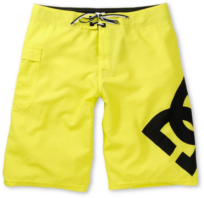 DC Lanai Neon Yellow 22 Board Shorts
