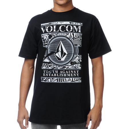 Volcom Magnate Black Tee Shirt