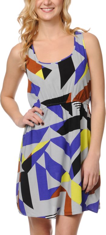 Volcom Girls Radioactive Tank Dress
