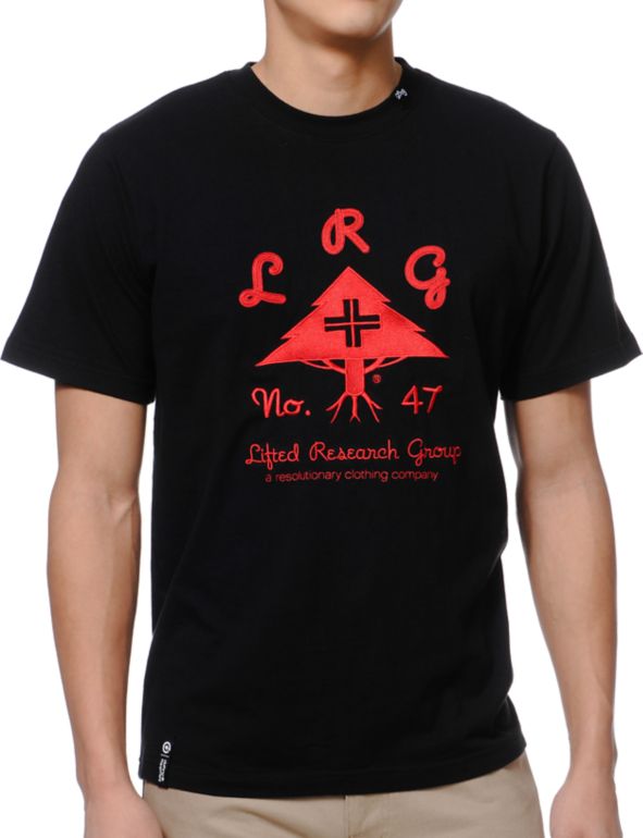 LRG OG Army Knit Black Tee Shirt