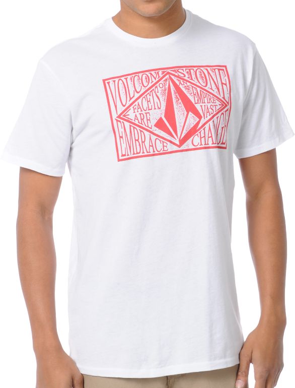 Volcom Farline White Tee Shirt