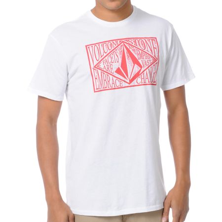 Volcom Farline White Tee Shirt