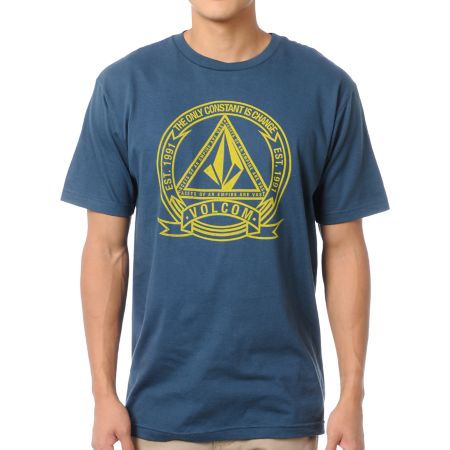 Volcom Seal Dark Teal Tee Shirt