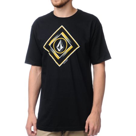 Volcom Gee Square Black Tee Shirt