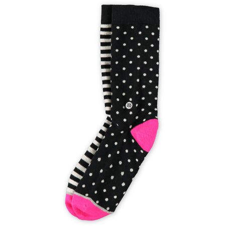 Stance Girls Breaker Black & Pink Crew Socks