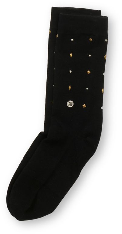 Stance Girls Bam Bam Black Stud Crew Socks