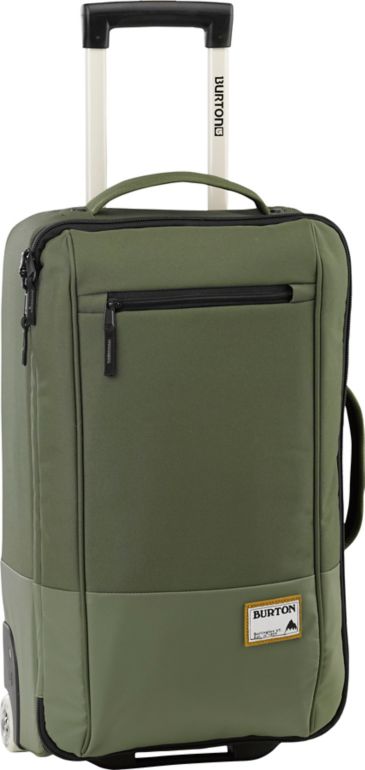 Burton Red Eye Green & Black Roller Bag