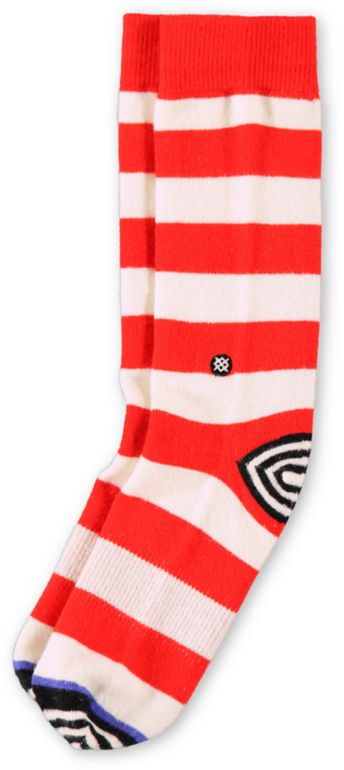 Stance Girls Mixie Red & White Crew Socks