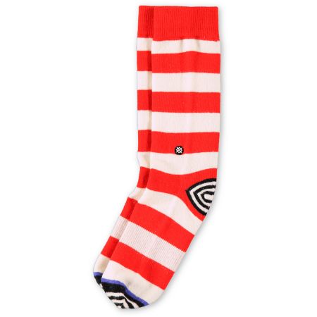 Stance Girls Mixie Red & White Crew Socks