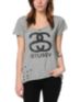 Stussy Girls SS Heather Grey Tee Shirt