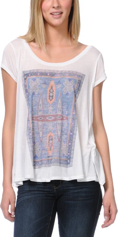 Insight Girls Rug White Tee Shirt