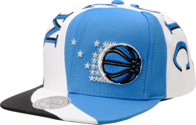 NBA Mitchell And Ness Magic Swirl Blue Snapback Hat