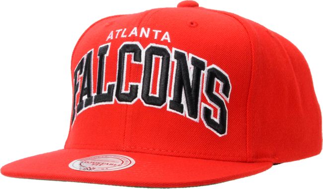 NFL Mitchell And Ness Atlanta Falcons Red Snapback Hat